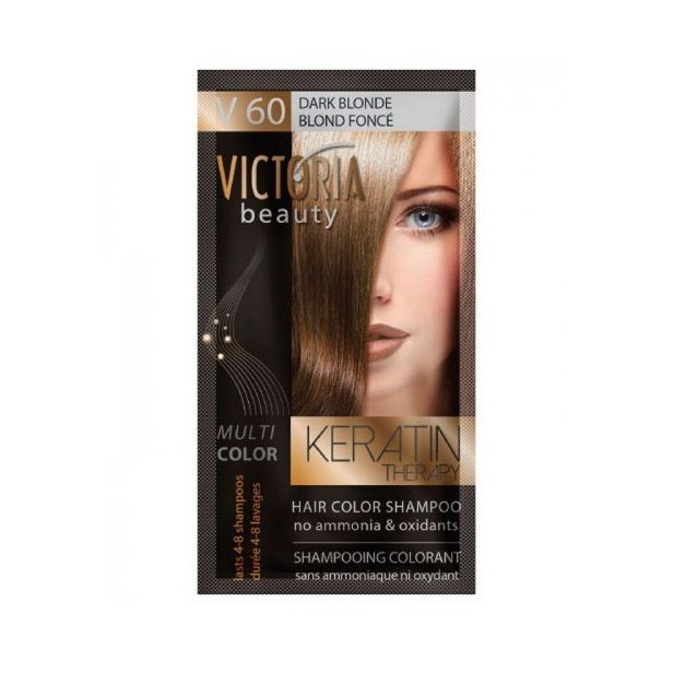Victoria Beauty Multi Color Шампоан-оцветител за коса, цвят V60 Dark Blonde х40 мл