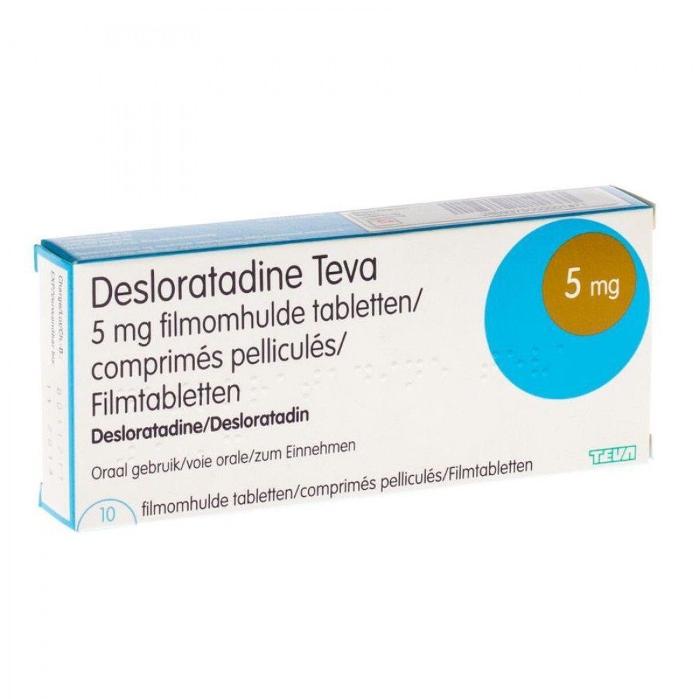 Деслоратадин Тева 5 mg х10 филмирани таблетки Teva