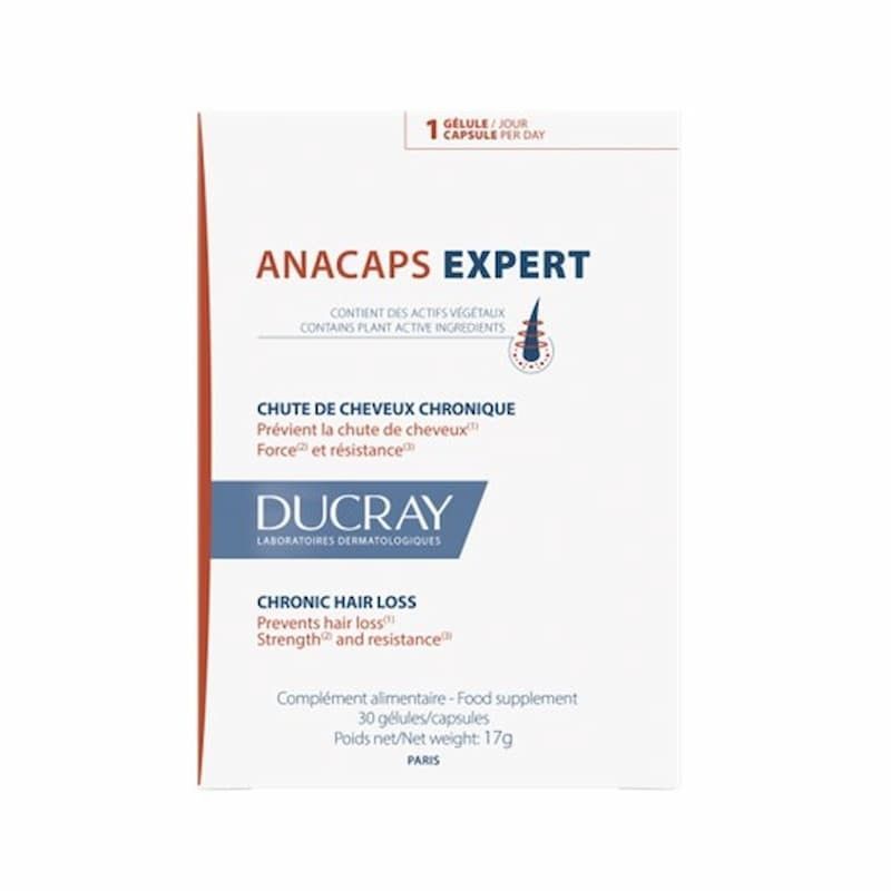 Ducray Anacaps expert при хроничен косопад х30 капсули