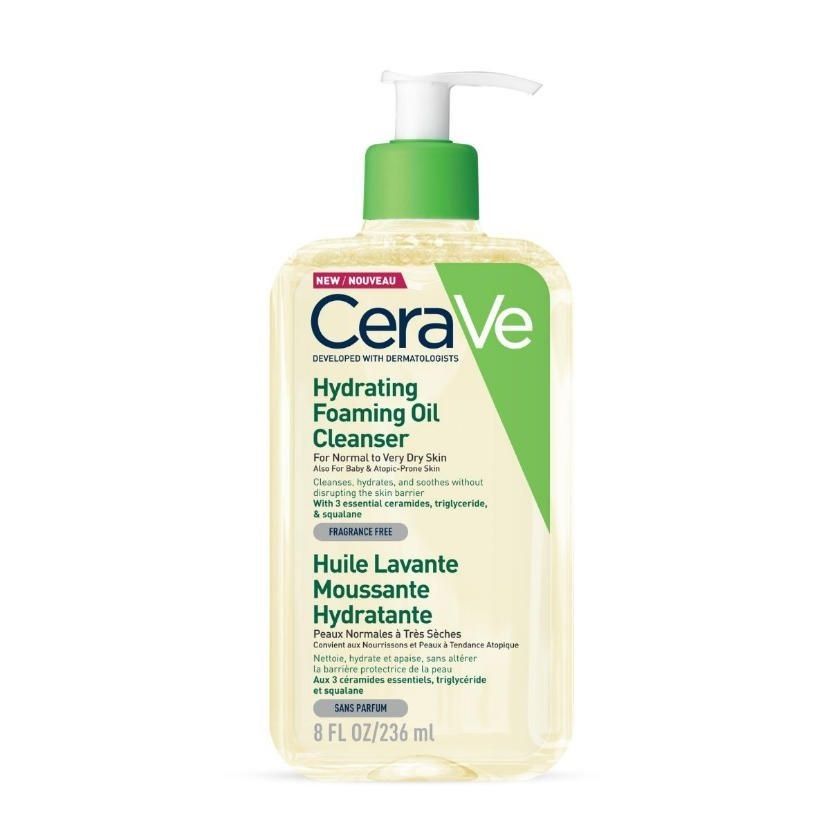 CeraVe Хидратиращо измиващо олио за нормална към много суха кожа, склонна към атопия x236 мл