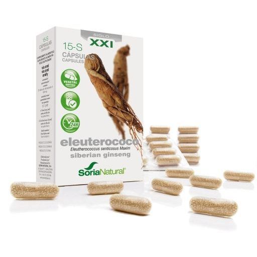Eleuterococo 15-S Сибирски женшен х30 капсули Soria Natural