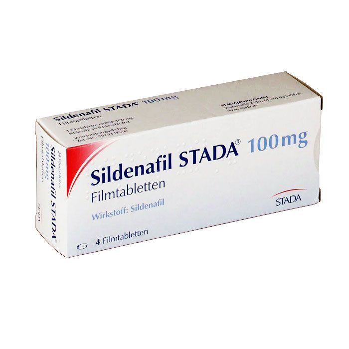 Силденафил Стада 100 mg х4 филмирани таблетки STADA