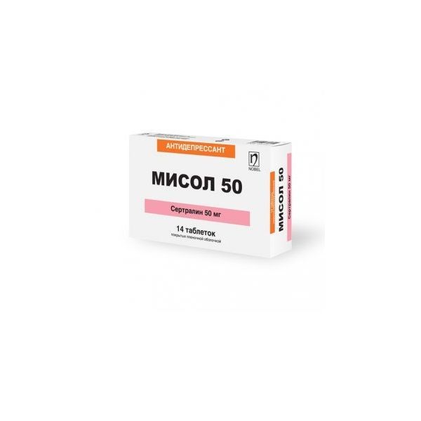 Мисол 50 mg х28 филмирани таблетки Nobel