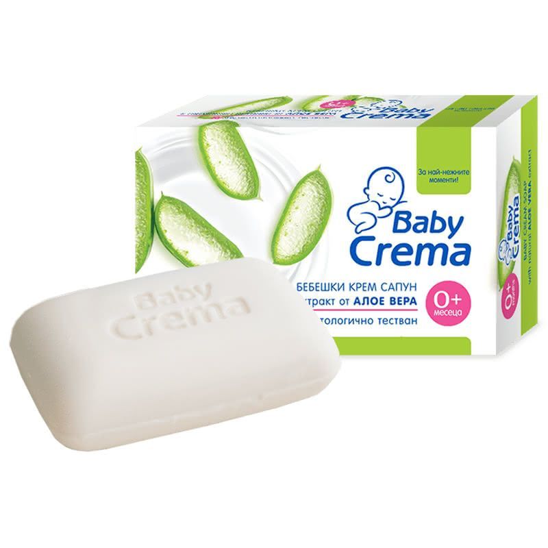 Baby Crema Бебешки крем-сапун с екстракт от алое вера х75 грама