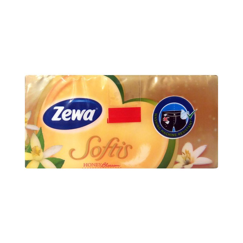 Zewa Softis Honey Blossom 4-пластови носни кърпи x1 брой