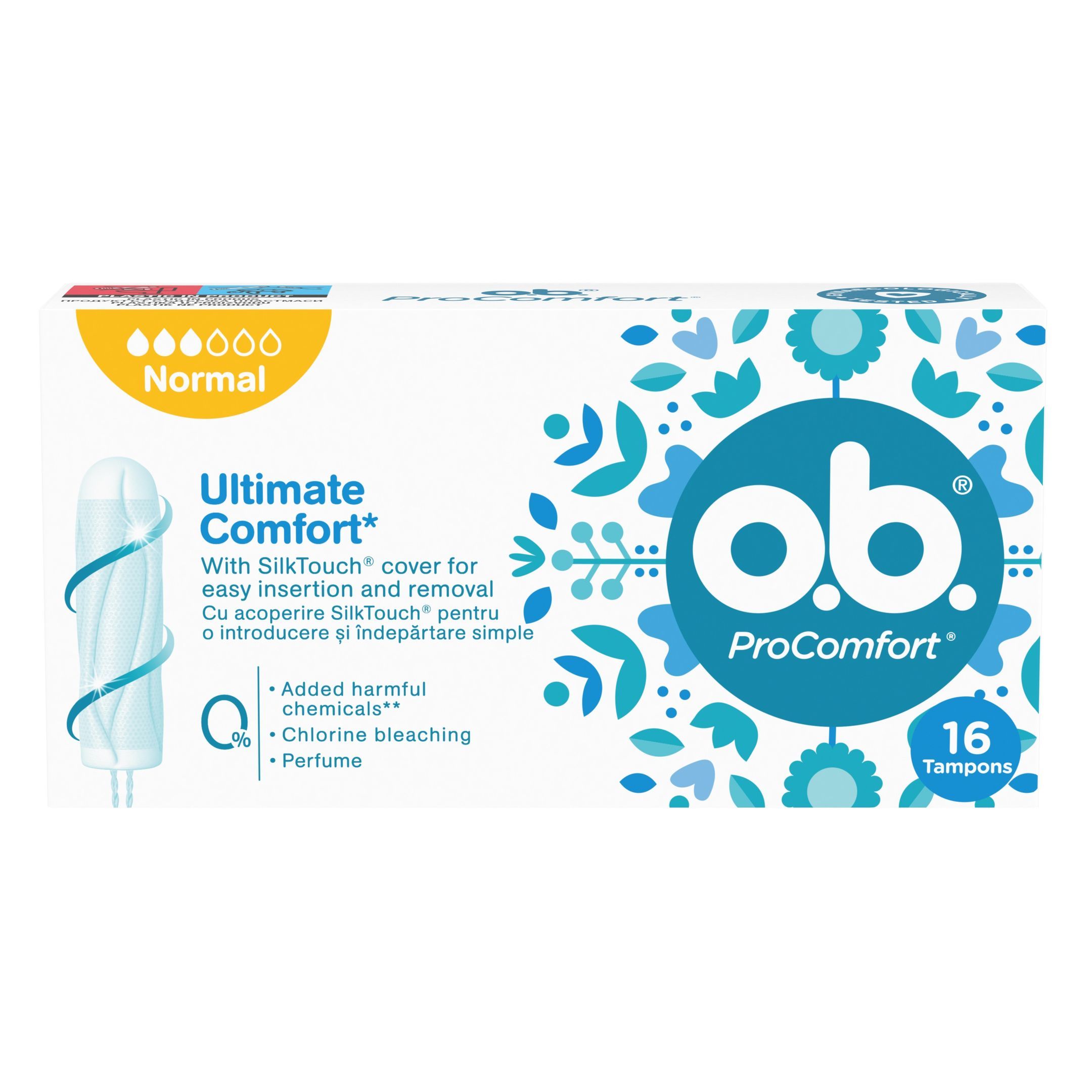 O.B. ProComfort Normal Дамски тампони х16 броя
