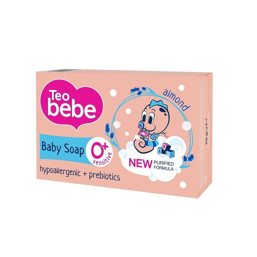 Teo Bebe Бебешки крем-сапун с масло от бадем х75 грама