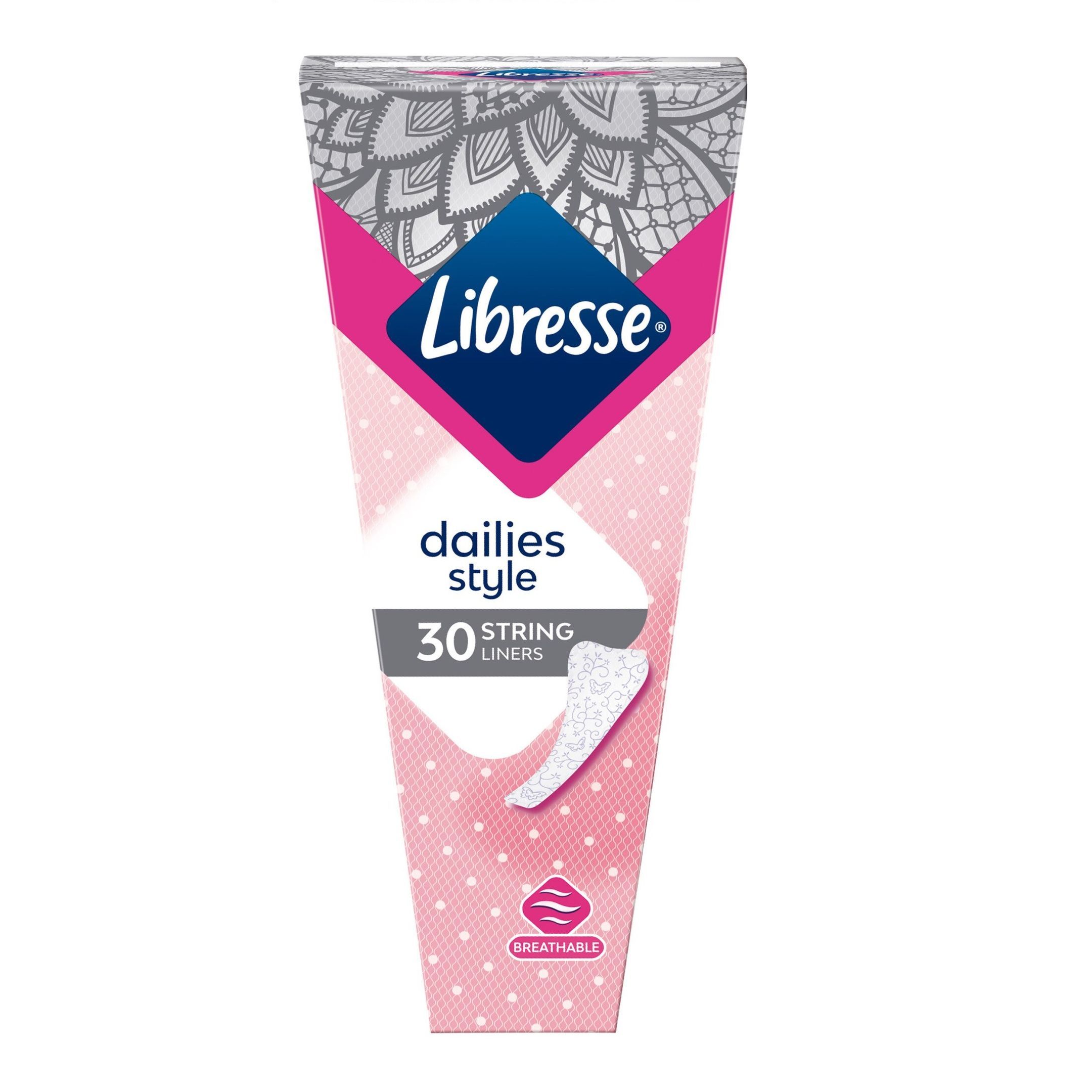 Libresse Daily Fresh Ежедневни дамски превръзки за бельо тип прашка х30 броя