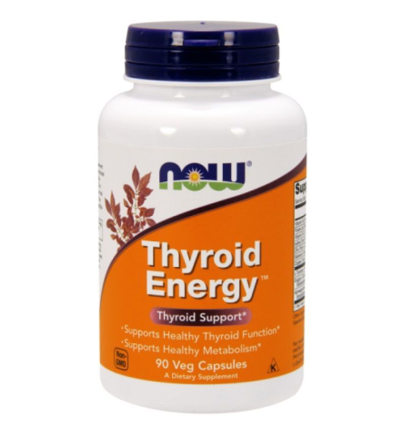 Thyroid Energy за здравето на щитовидната жлеза х90 капсули Now Foods