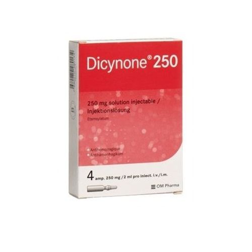 Дицинон 250 mg/2 ml инжекционен разтвор х1 ампула OM PHARMA