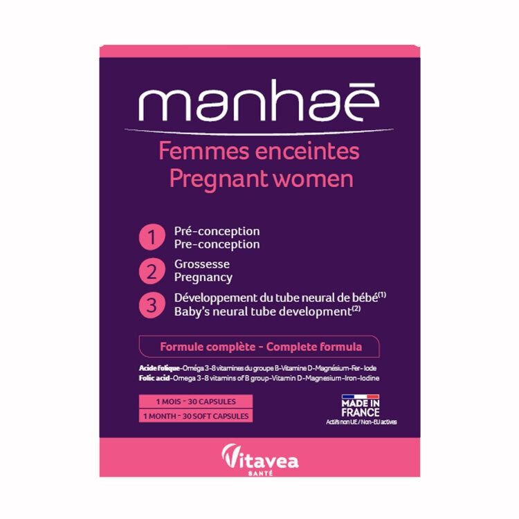 Manhae Pregnant Витамини и минерали за бременни х30 капсули Vitavea