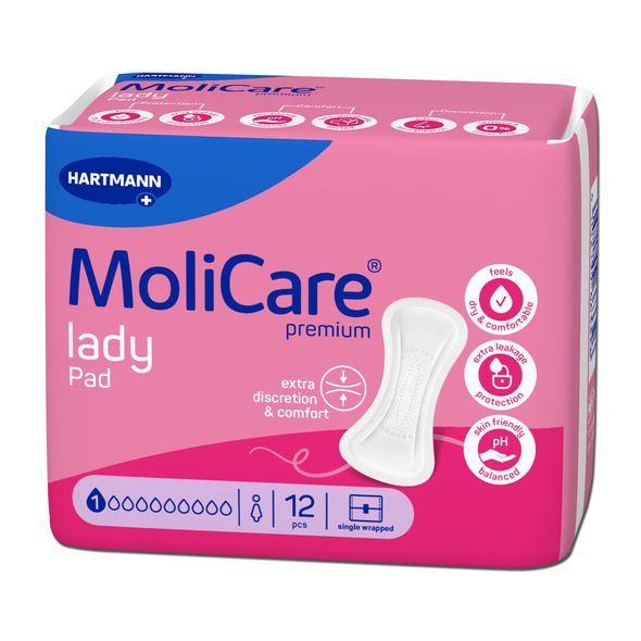 Hartmann MoliCare Lady Подложки за жени 1 капка х12 броя
