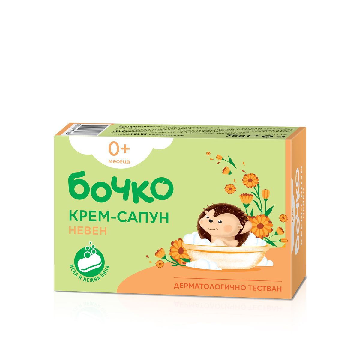 Бочко Бебешки крем-сапун с невен х75 грама