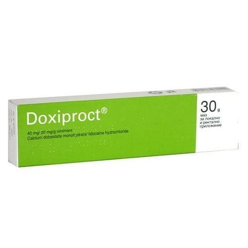 Доксипрокт 40 mg/ 20 mg/g маз х30 г