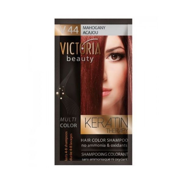 Victoria Beauty Multi Color Шампоан-оцветител за коса, цвят V44 Mahogany х40 мл