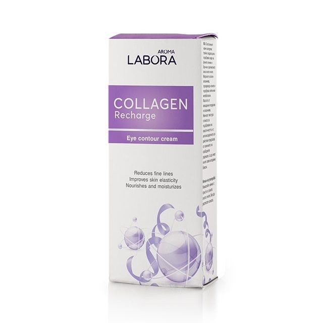 Aroma Labora Collagen Recharge Хидратиращ околоочен крем с морски колаген х15 мл