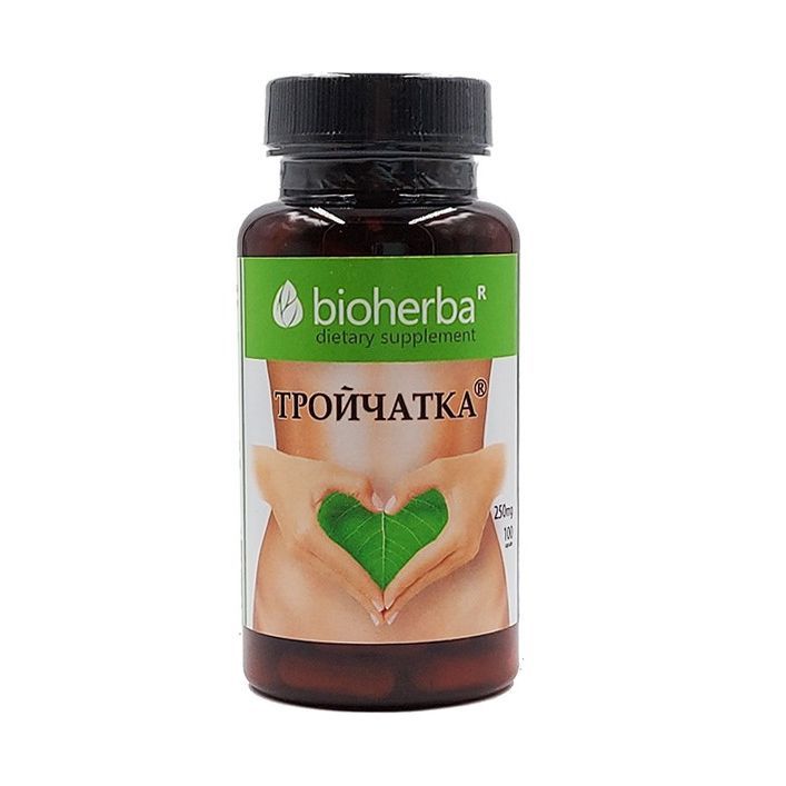 Тройчатка 250 мг за детоксикация х100 капсули Bioherba
