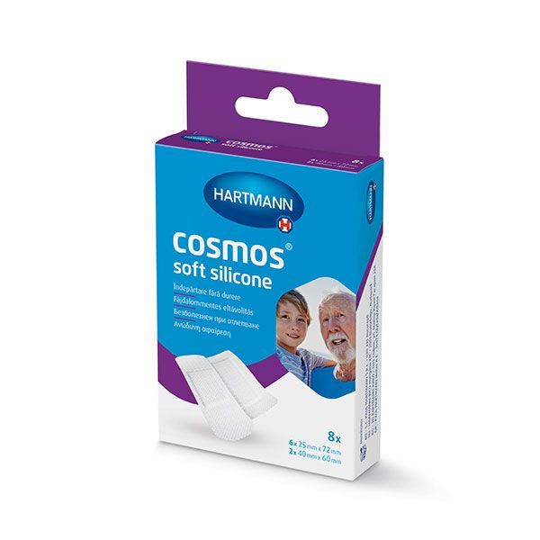 Hartmann Cosmos Soft Silicone Дишащ пластир за малки рани х8 броя