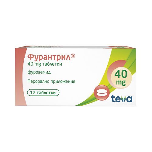 Фурантрил 40 mg х12 таблетки