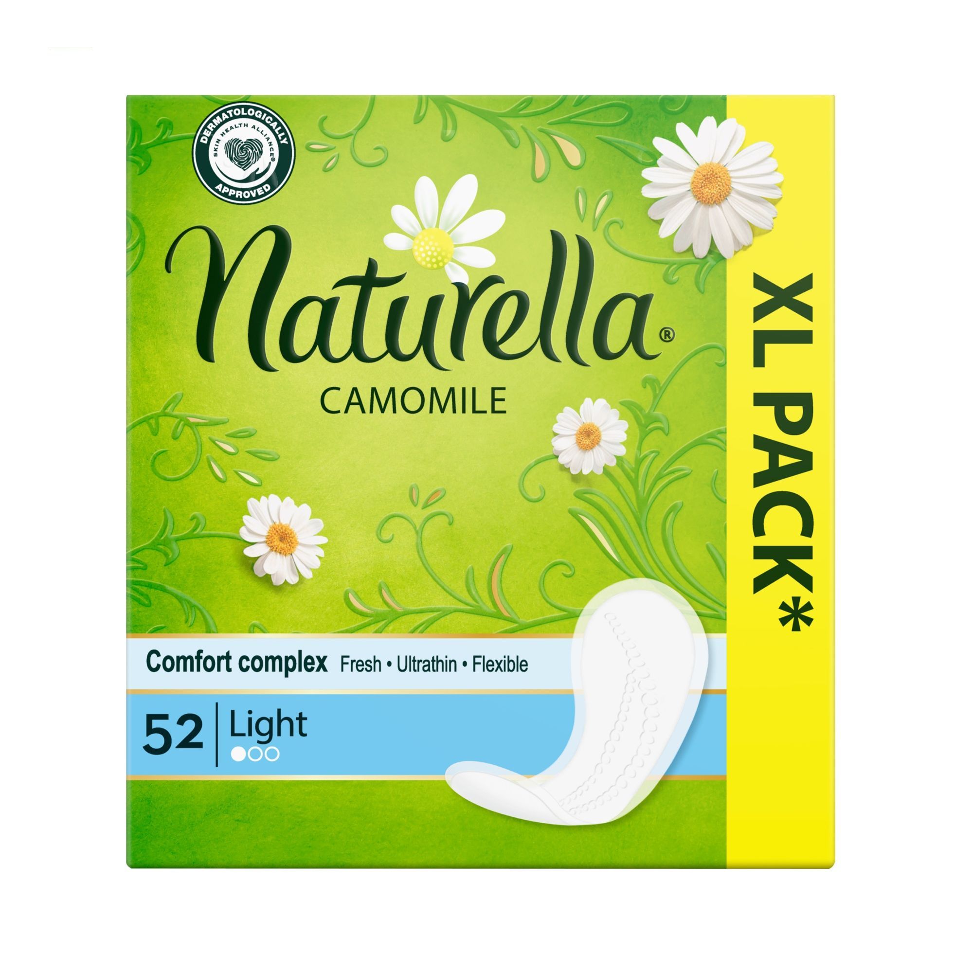 Naturella Camomile Normal Ежедневни дамски превръзки с лайка х52 броя