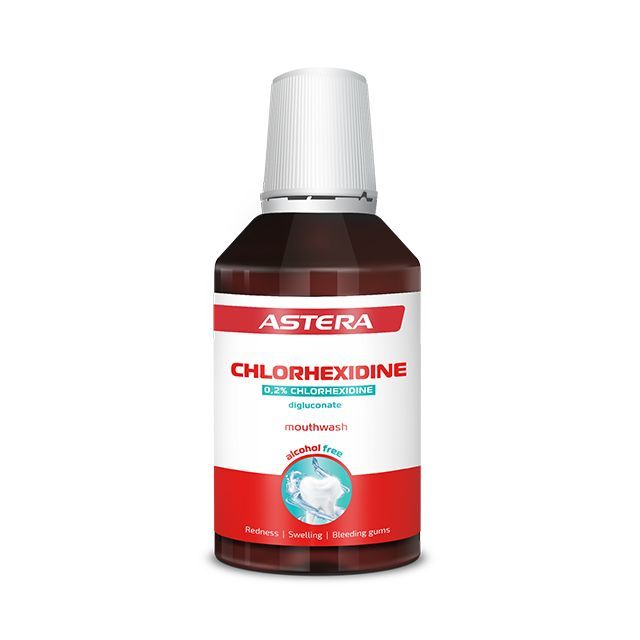Astera Chlorhexidine Вода за уста с хлорхексидин х300 мл