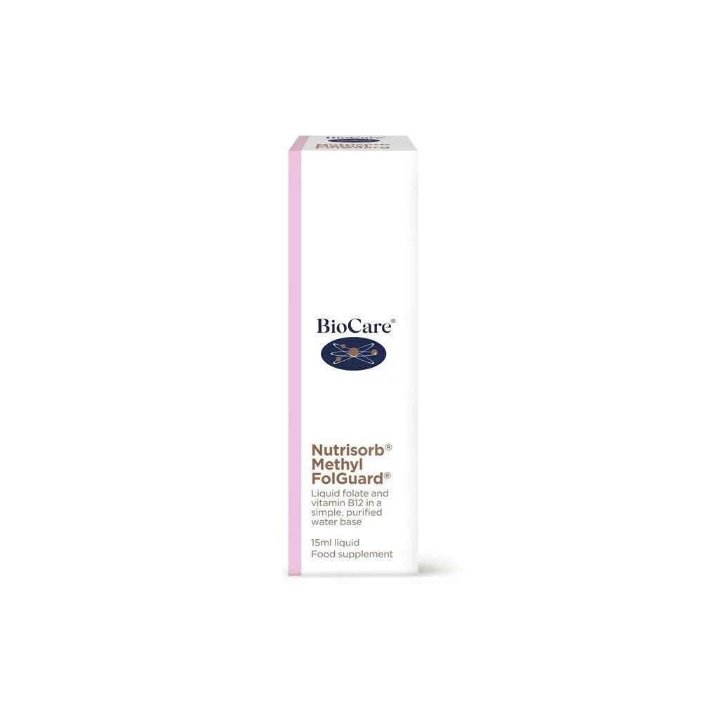Nutrisorb Methyl FolGuard Течен фолат и витамин B12 х15 мл BioCare