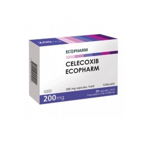Целекоксиб Екофарм 200 mg х30 капсули, твърди Ecopharm