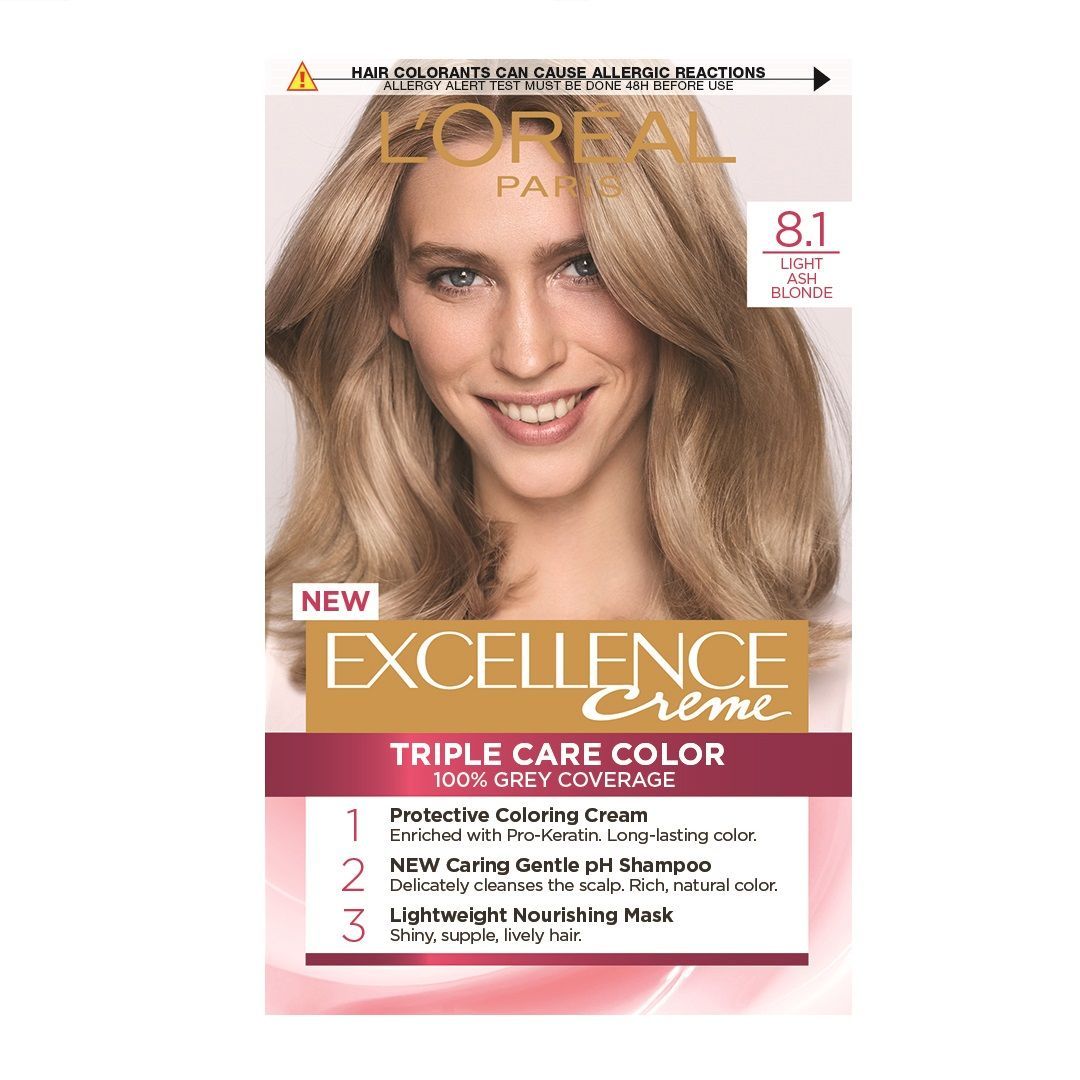 Loreal Paris Excellence Creme Крем боя за коса, N8.1 Пепеляво Рус