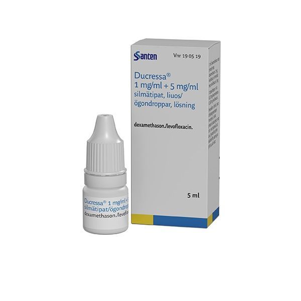 Дукреса 1 mg/ml + 5 mg/ml капки за очи, разтвор х5 мл
