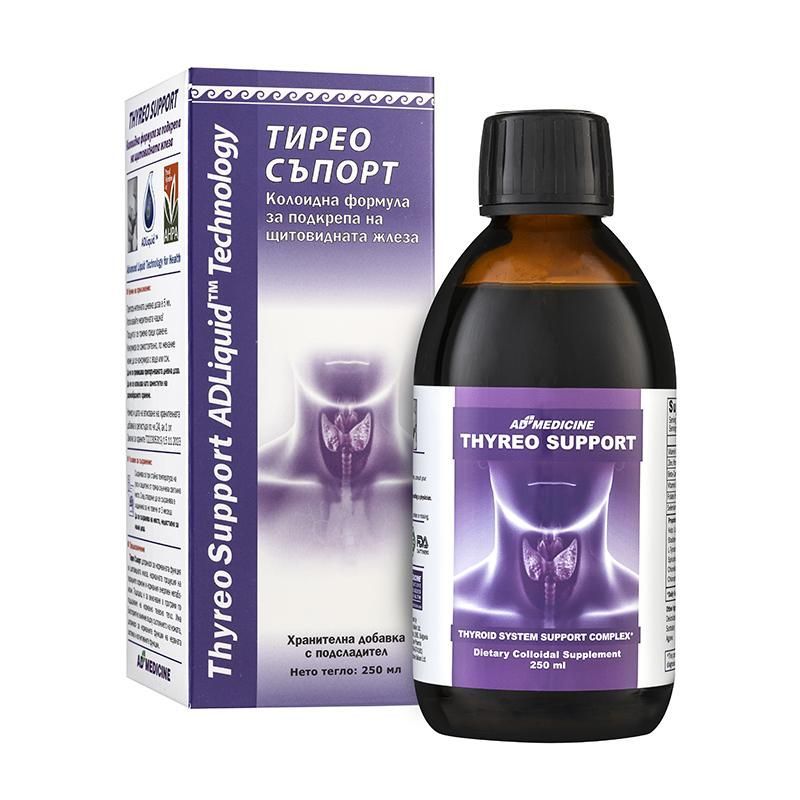 ADLiquid Thyreo Support за щитовидната жлеза х250 мл AD Medicine