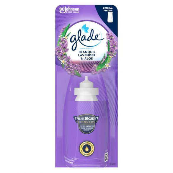 Glade Soothing Lavender & Алое Пълнител за ароматизатор с аромат на лавандула и алое x18 мл