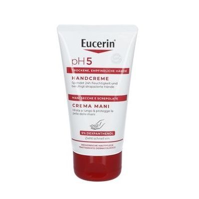 Eucerin pH5 Възстановяващ крем за ръце с декспантенол за суха и чувствителна кожа x75 мл
