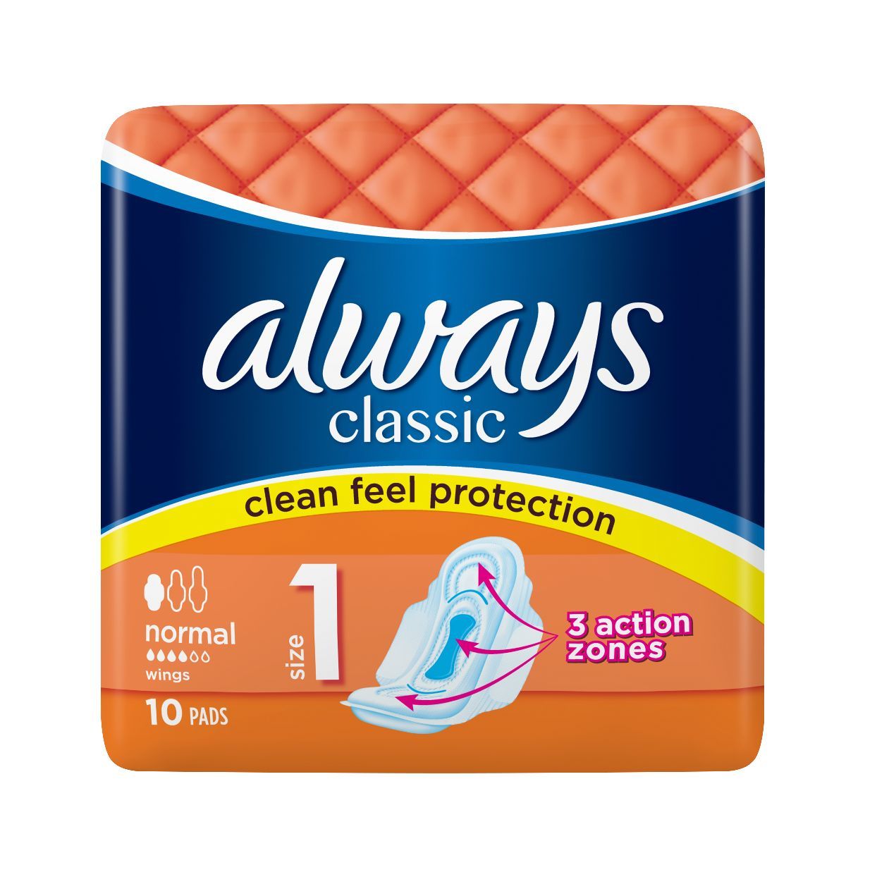 Always Classic Normal Дамски превръзки х10 броя