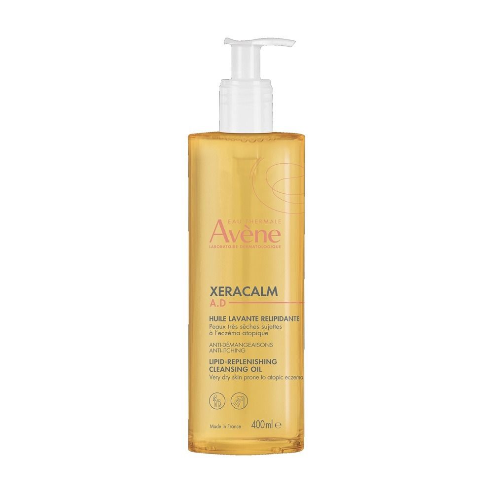 Avene XeraCalm A.D Релипидиращо почистващо олио за суха кожа x400 мл