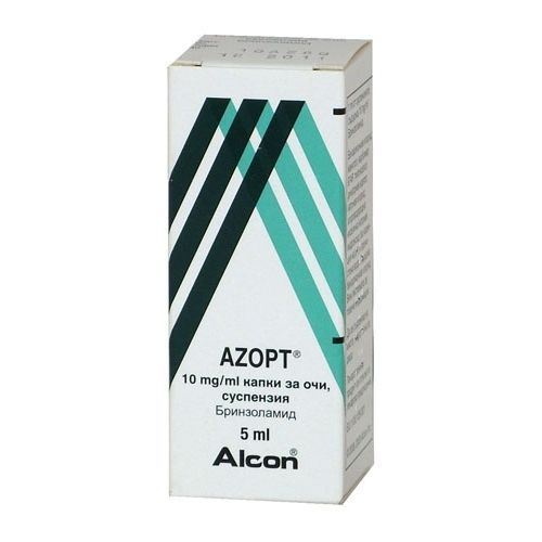 Азопт 10 mg/ml капки за очи, суспензия Alcon