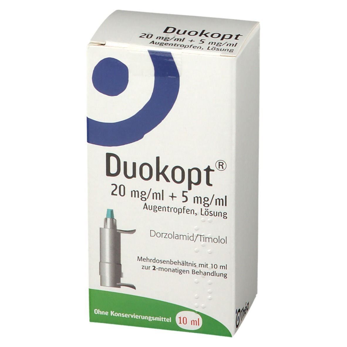 Дуокопт 20 mg/ml + 5 mg/ml капки за очи, разтвор х10 мл