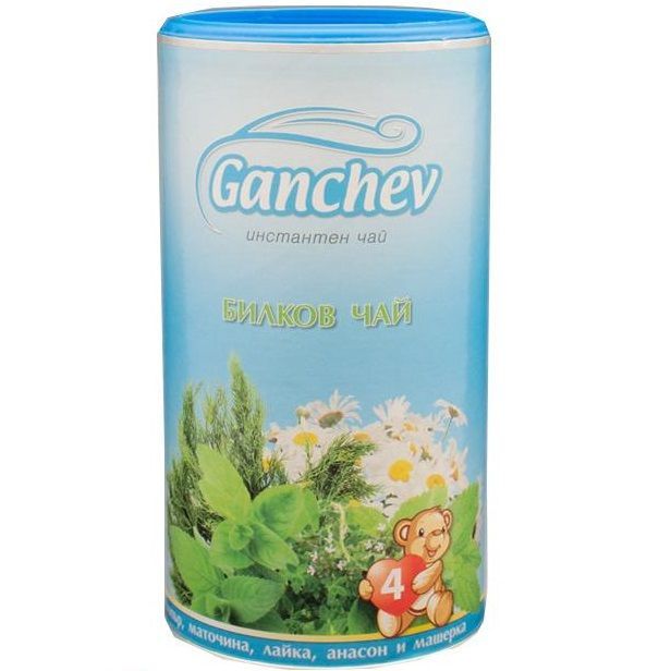 Ganchev Инстантен билков чай за деца над 4 месеца x200 грама