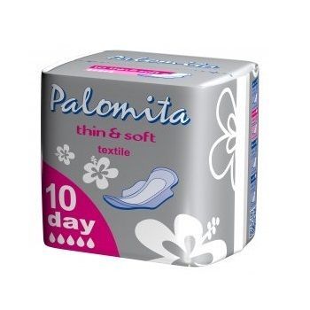 Palomita Thin & Soft Textile Дамски превръзки х10 броя
