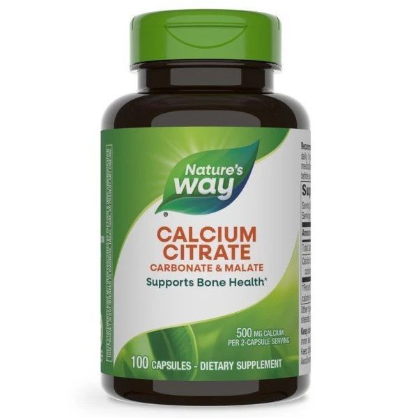 Calcium Citrate Kалциев цитрат за здрави кости 250мг х100 капсули Nature's Way
