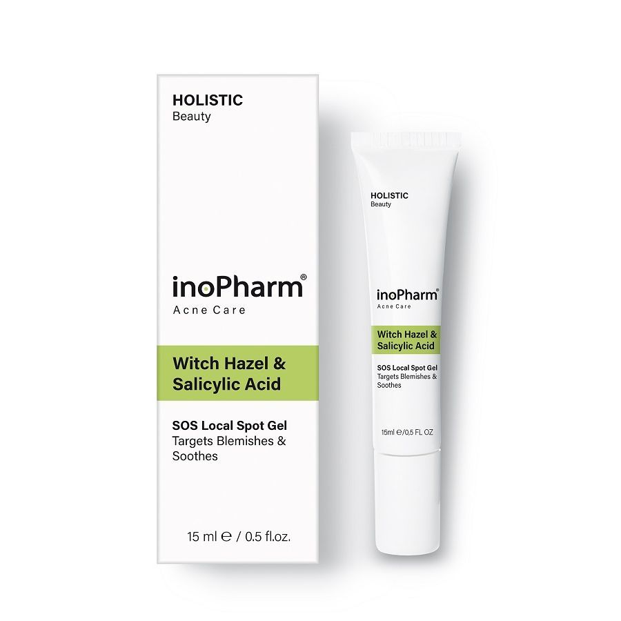 InoPharm Acne Care SOS Локален гел с химамелис и салицилова киселина x15 мл