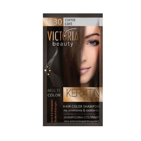 Victoria Beauty Multi Color Шампоан-оцветител за коса, цвят V30 Coffee х40 мл