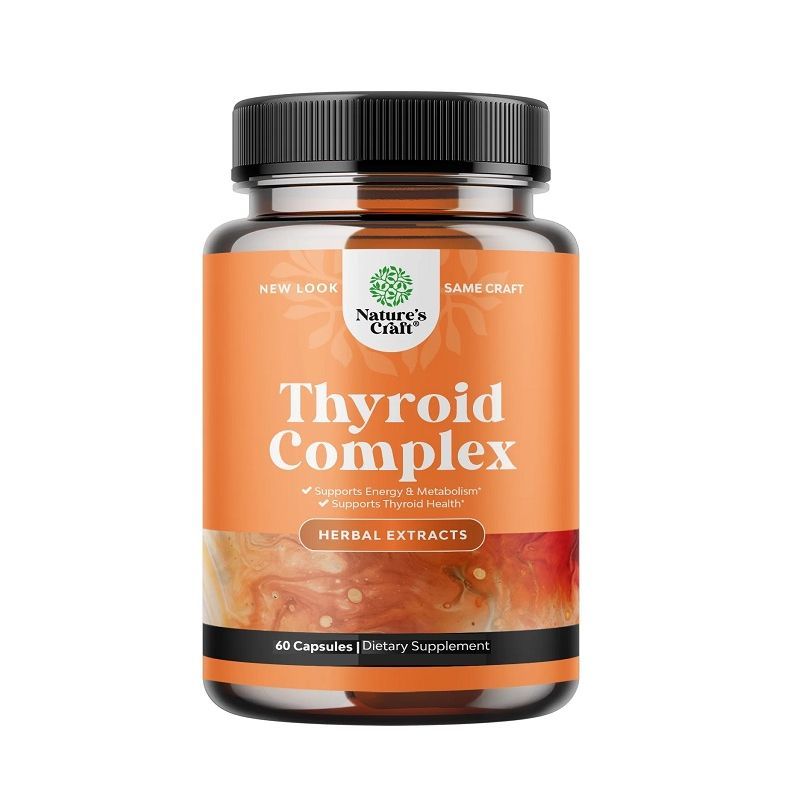 Thyroid Support за щитовидната жлеза х60 капсули Nature's Craft