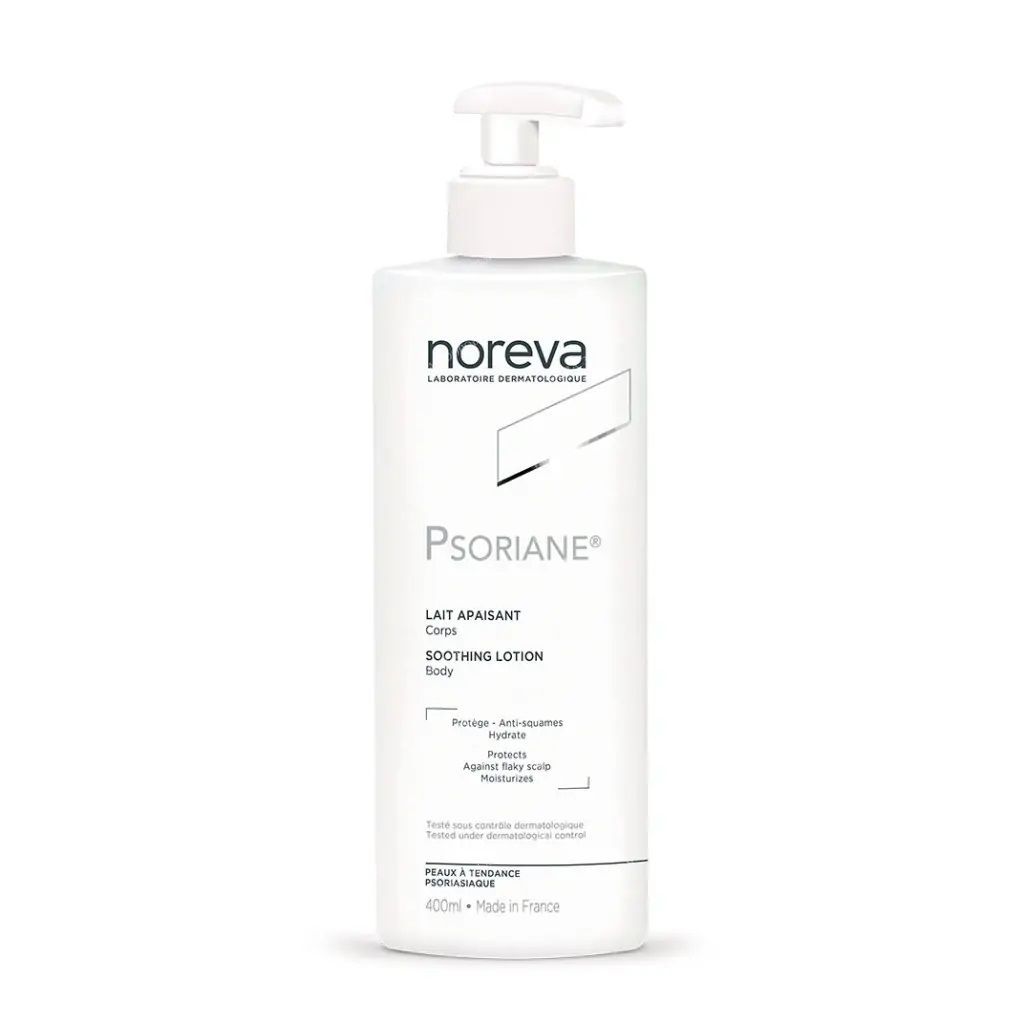 Noreva Psoriane Успокояващо мляко за тяло против псориазис x400 мл