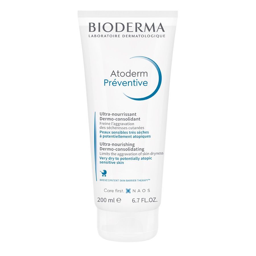 Bioderma Atoderm Preventive Подхранващ и възстановяващ крем за суха чувствителна кожа х200 мл