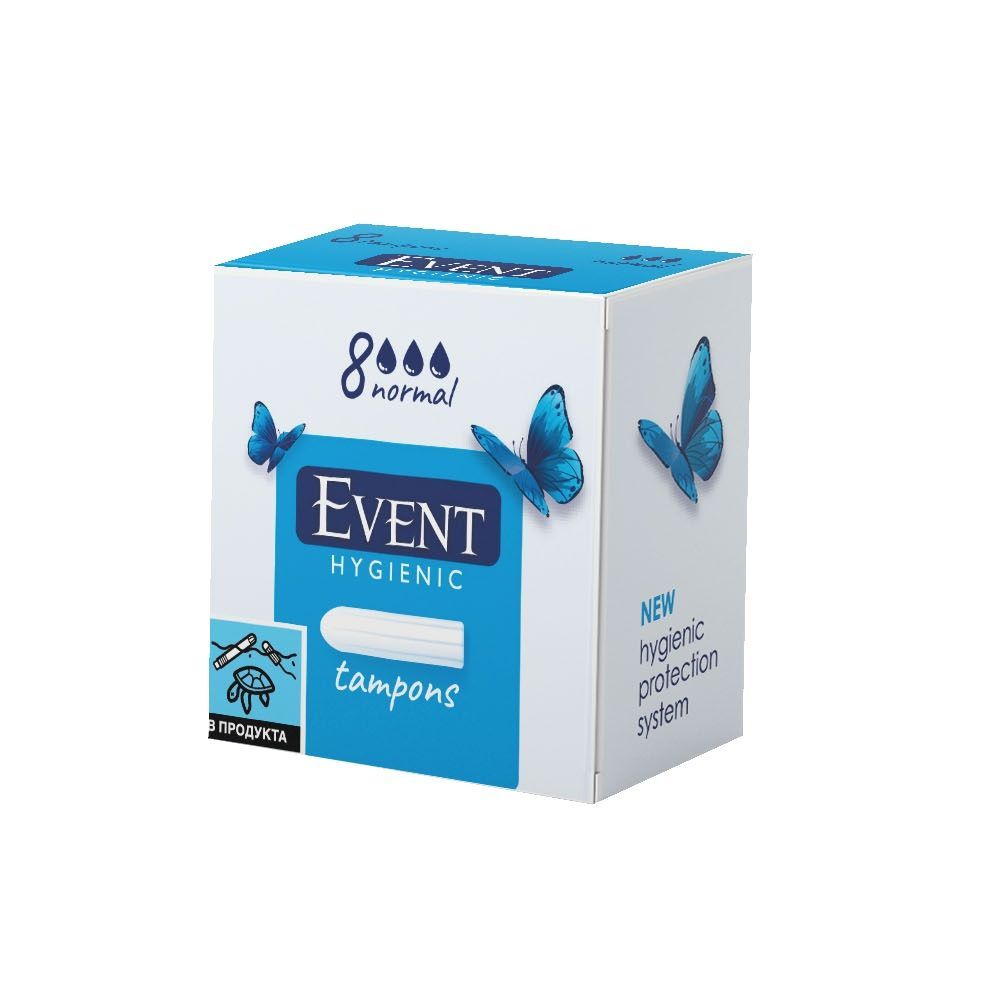 Event Normal Дамски тампони, размер Normal х8 броя