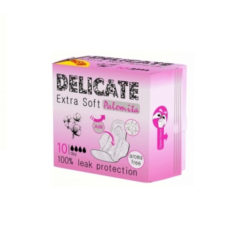 Palomita Delicate Extra Soft Дамски дневни превръзки x10 броя