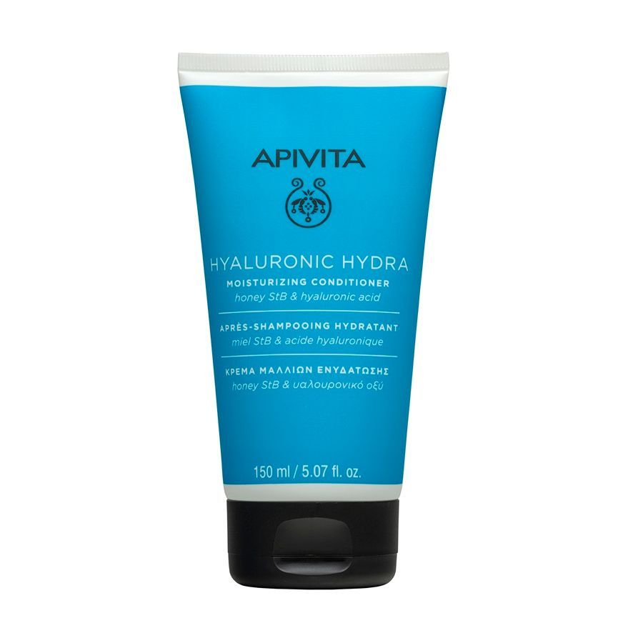Apivita Hyaluronic Hydra Интензивно хидратиращ балсам за всички типове коса х150 мл