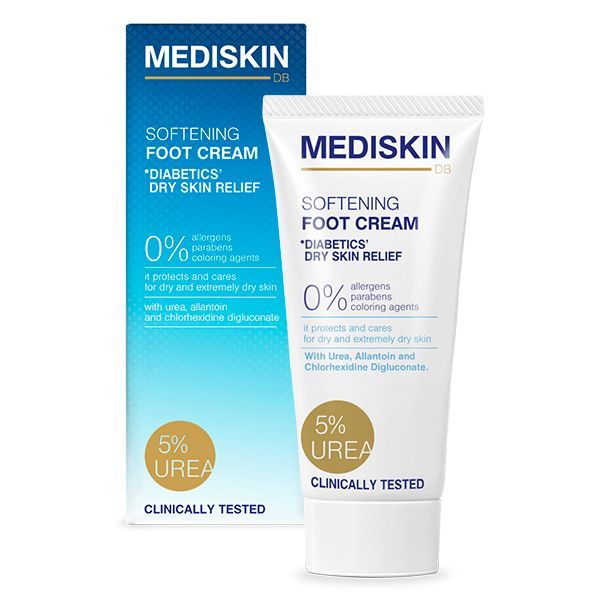 Mediskin DB Омекотяващ крем за крака с 5% уреа х75 мл