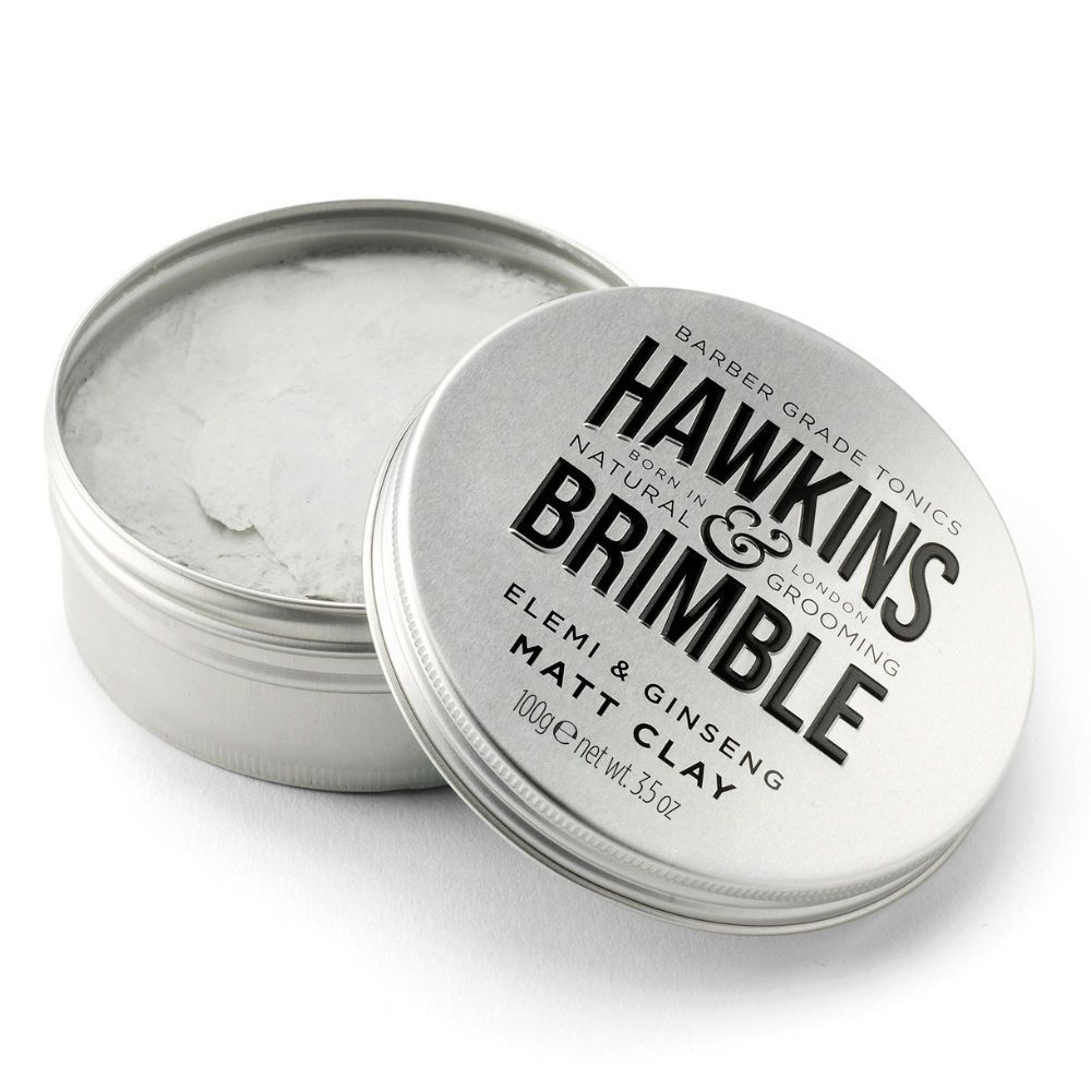 Hawkins & Brimble Вакса за коса Матираща, с аромат на елеми и женшен х100 мл