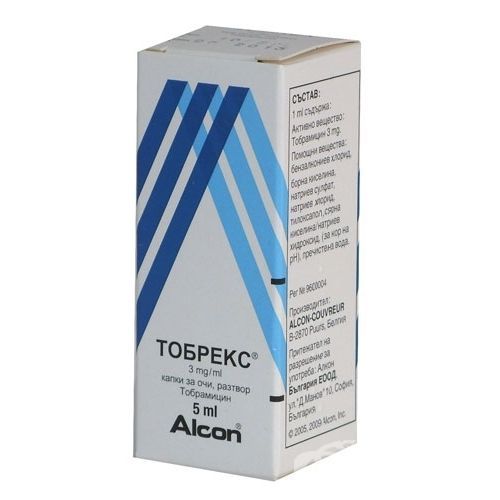 Тобрекс 3 mg/ml капки за очи, разтвор х5 мл Alcon